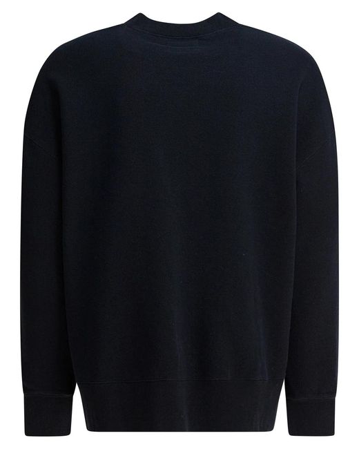 Beams Plus Blue Cotton Sweatshirt for men