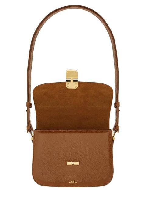A.P.C. Brown Grace Small Bag