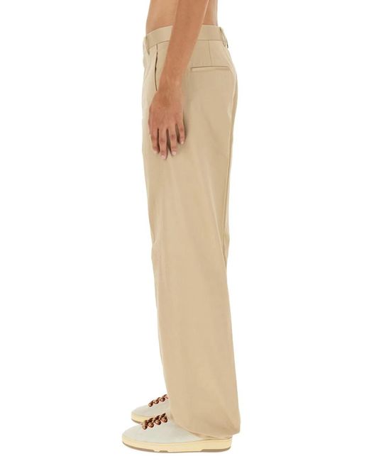 Lanvin Natural Twisted Chino Pants for men