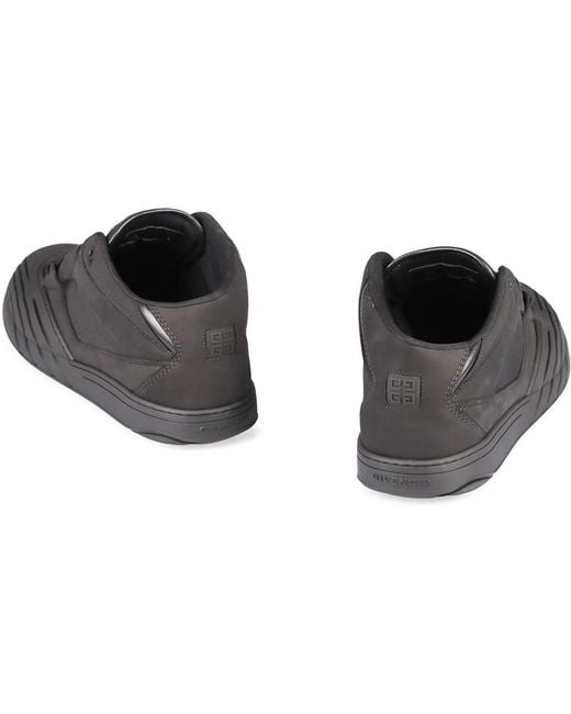 Givenchy Black Fabric And Leather Skate Sneakers for men