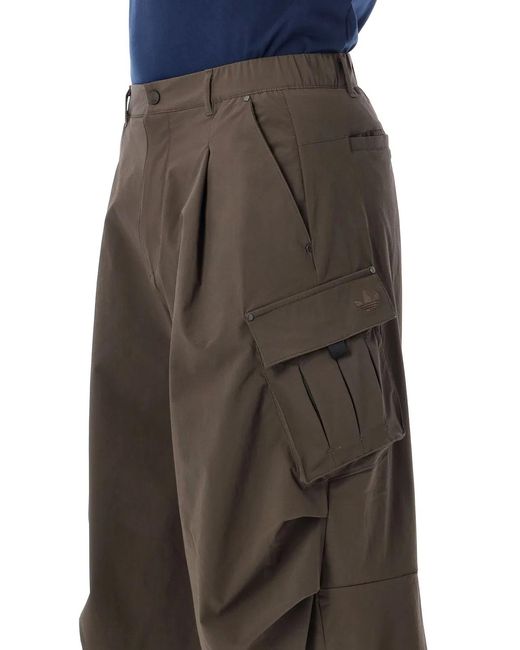 Adidas Originals Brown Fw26 Utility Trousers for men