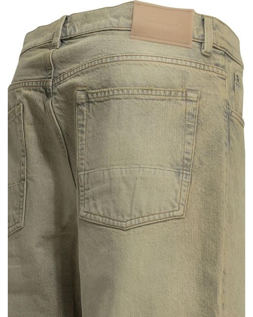 Our Legacy Green "Wolfpack Wash" Straight-Leg Jeans for men