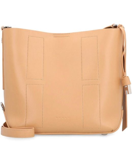 Hogan Brown Hocket Piccola Hobo Bag