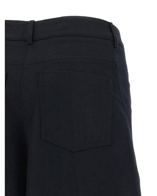 Nude Blue Barrel Silhouette Pants
