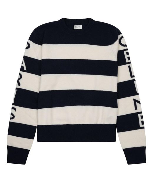 Céline Blue Maglia Con Logo