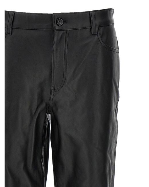Totême Gray Leather Pants