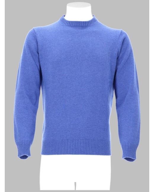 Kangra Cashmere Blue Maglia for men