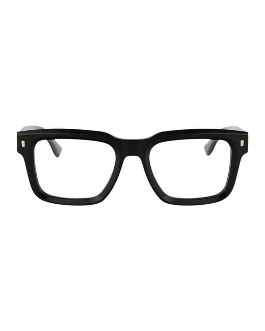 DSquared² Black Acetate Glasses for men