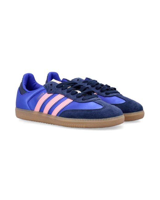 Adidas Originals Blue Samba Og Sneakers