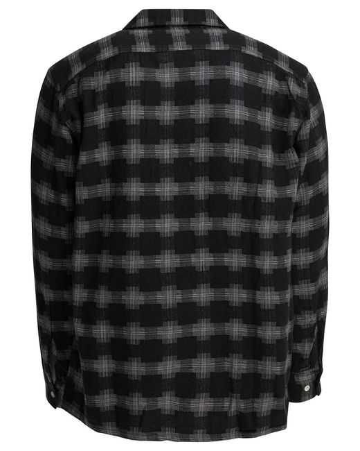 Beams Plus Black Cotton Shirt for men