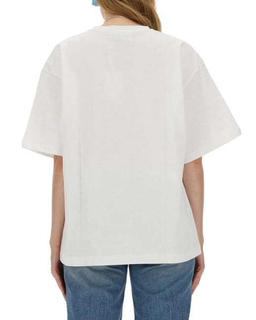 Fiorucci White Lollipop Print T-Shirt