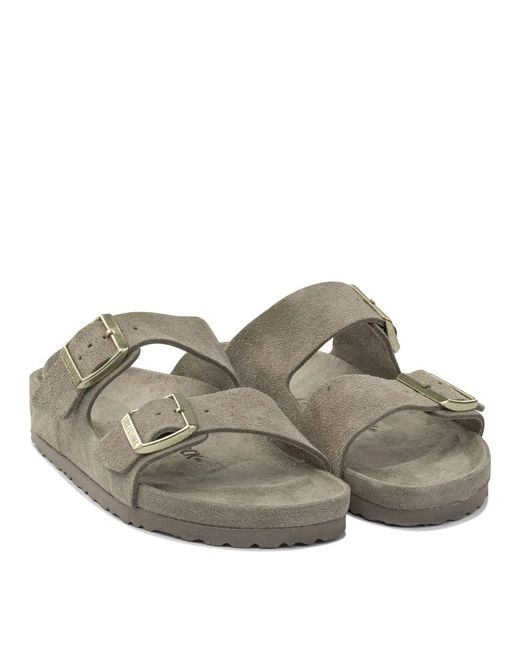 Birkenstock Gray "Arizona Exquisite" Sandals