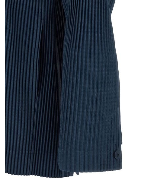 Homme Plissé Issey Miyake Blue 'Tailored Pleats 1' Blazer for men