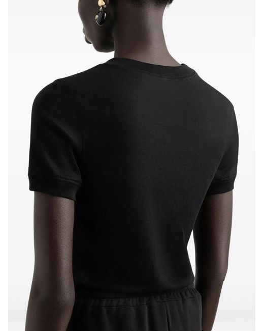 Dolce & Gabbana Black Dolce & Gabbana Cotton T-Shirts