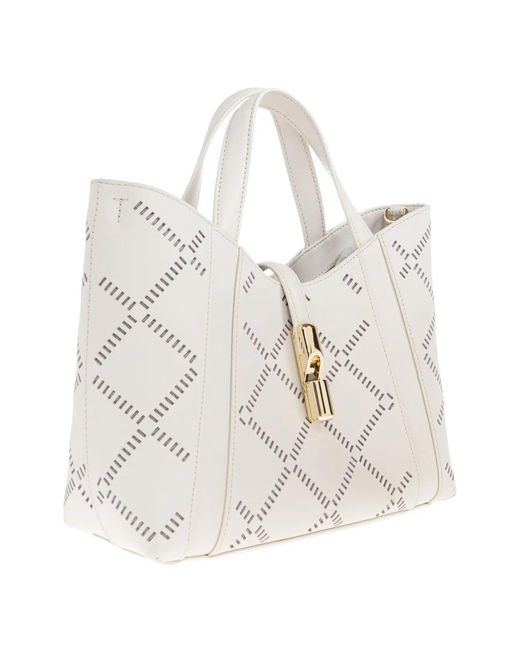 Furla White Leather Bag