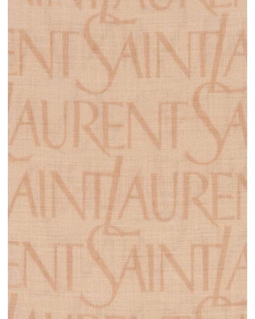 Saint Laurent Natural Sciarpa Quadrata