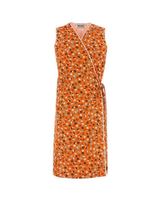Miu Miu Orange Dress