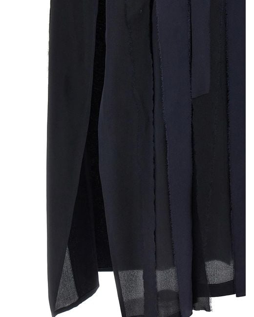 DI.LA3 PARI' Blue 'Caftano' Dress