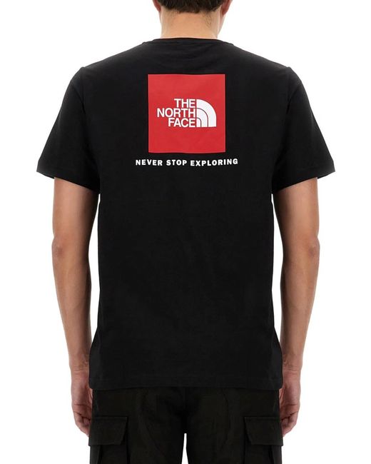 The North Face Black T-Shirt With Logo for men