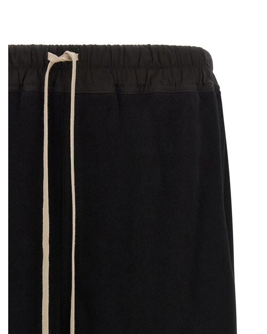 Rick Owens Black 'Boxers' Bermuda Shorts for men
