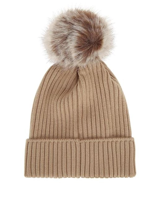 Moncler Natural Kids Cotton Hat