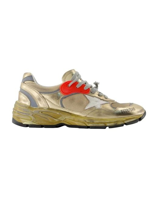Golden Goose Deluxe Brand Green Running Dad Sneakers for men