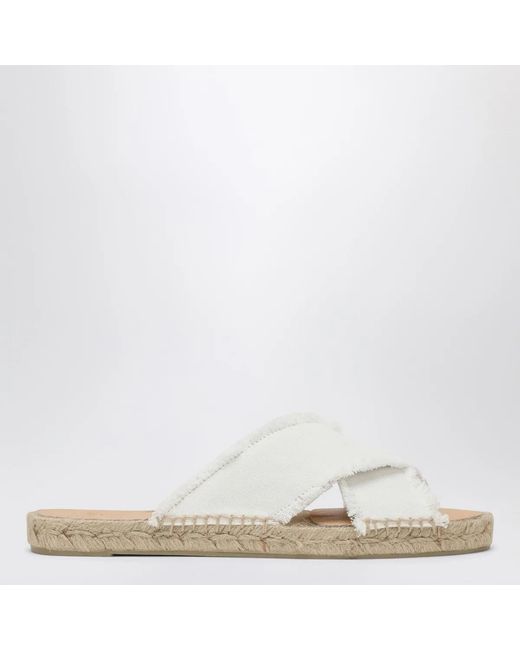 Castaner White Castañer Palmera Slip-On