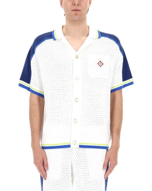 Casablanca Blue Camicia for men