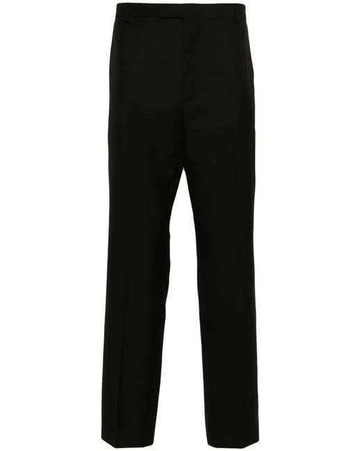 Gucci Black Polyester Wool Pants for men