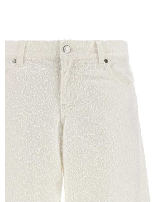 Stella McCartney White Jeans Boucle