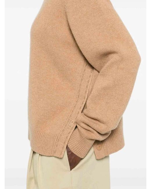 Fendi Natural Light Cashmere Polyamide Pull