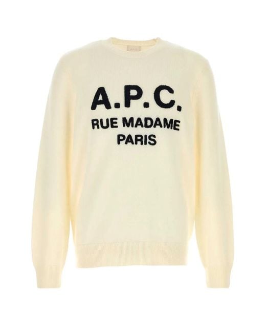 A.P.C. White Pull Maurice for men