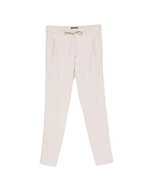 Fabiana Filippi White Slim Fit Trousers