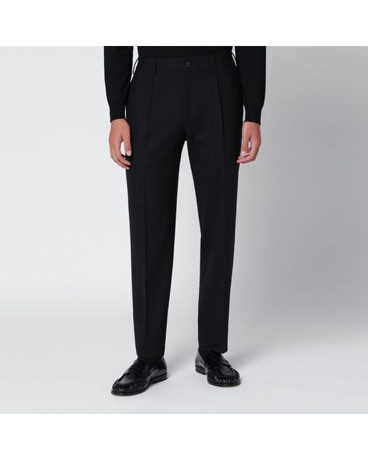 Santaniello Black Trousers for men