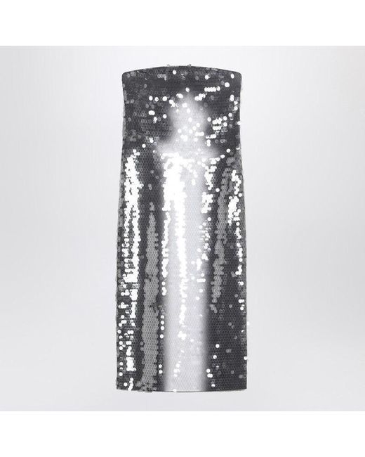 ワンピース SPORTMAX MIDI DRESS WITH GRADIENT SEQUIN EFFECT Sportmax Midi Dress With Gradient Sequin Effect – BALTINI