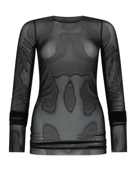 Rick Owens Black Basic Ls T Tshirt