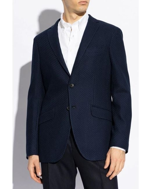 Etro Blue Roma Jersey Jacket for men