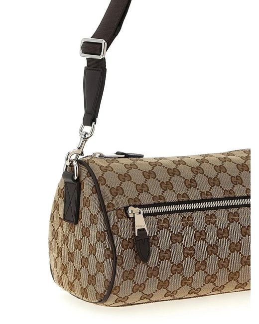 Gucci Metallic Small Gg Cylindrical Shoulder Strap for men