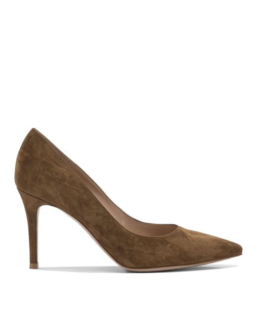 Gianvito Rossi Gianvito 85 Mm Heeled Shoes Brown
