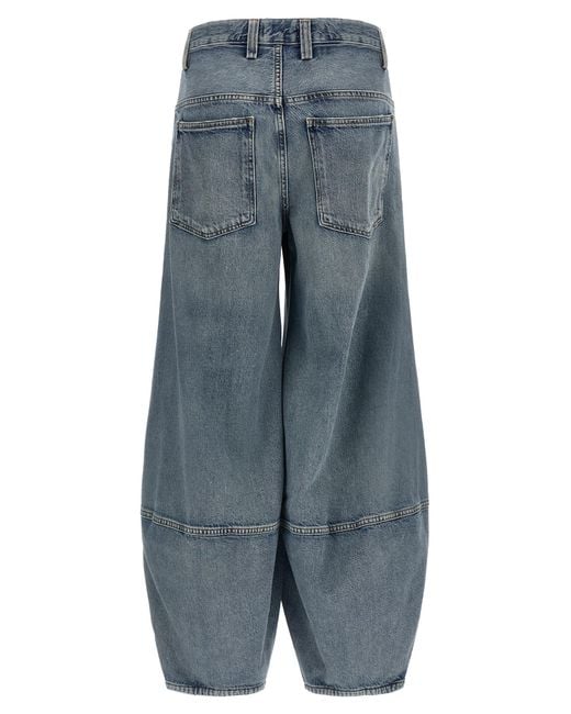 Agolde Blue 'Lantern' Jeans