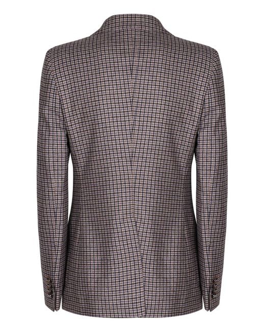 0205 Tagliatore Brown Single-Breasted Two-Button Jacket