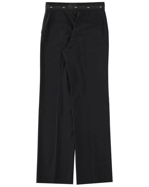 MSGM Black Cool Wool Pants