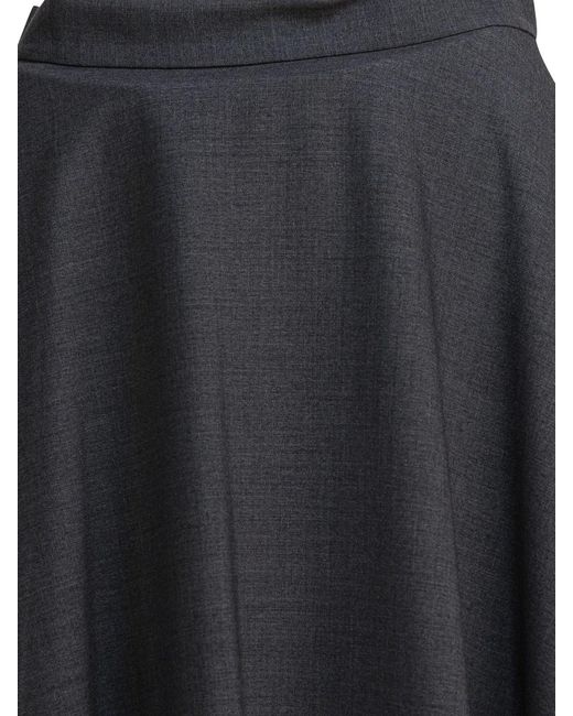 Semler Black Elastane Skirt