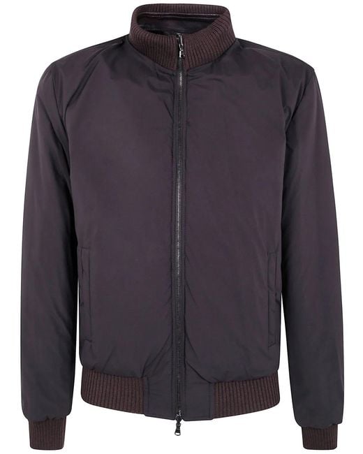 Barba Napoli Gray "Fox Reversible" Jacket for men