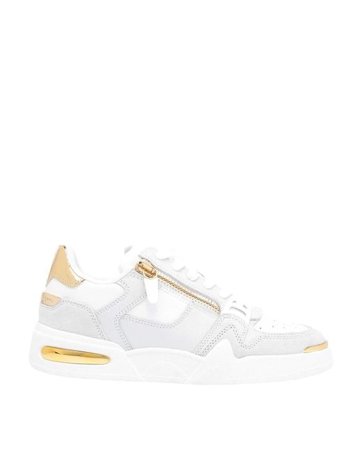 Giuseppe Zanotti White Gz-Ghost Low-Top Sneakers for men