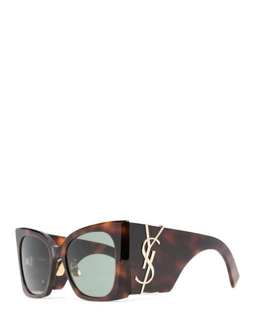 Saint Laurent Black Sl M119/F Blaze" Glasses