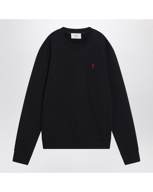 AMI Blue De Coeur Sweatshirt for men