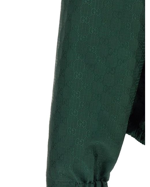 Gucci Green Reversible Ripstop Cotton Jacket for men