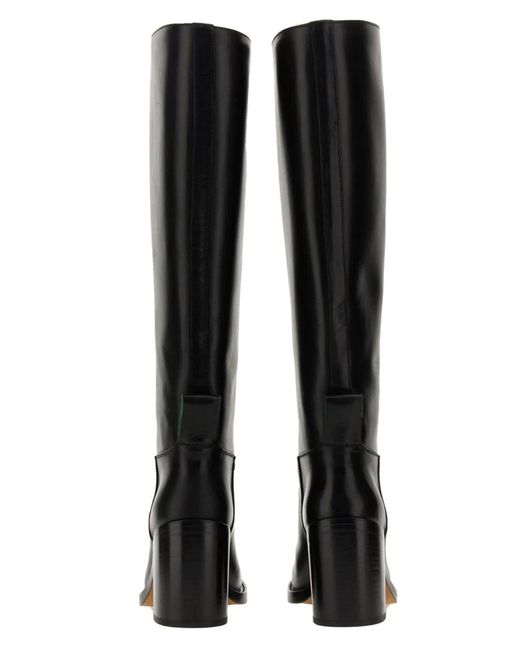 Bottega Veneta Black Boot Horse