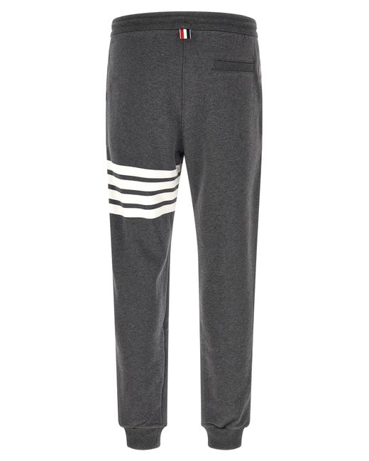 Thom Browne Gray '4Bar' Joggers for men